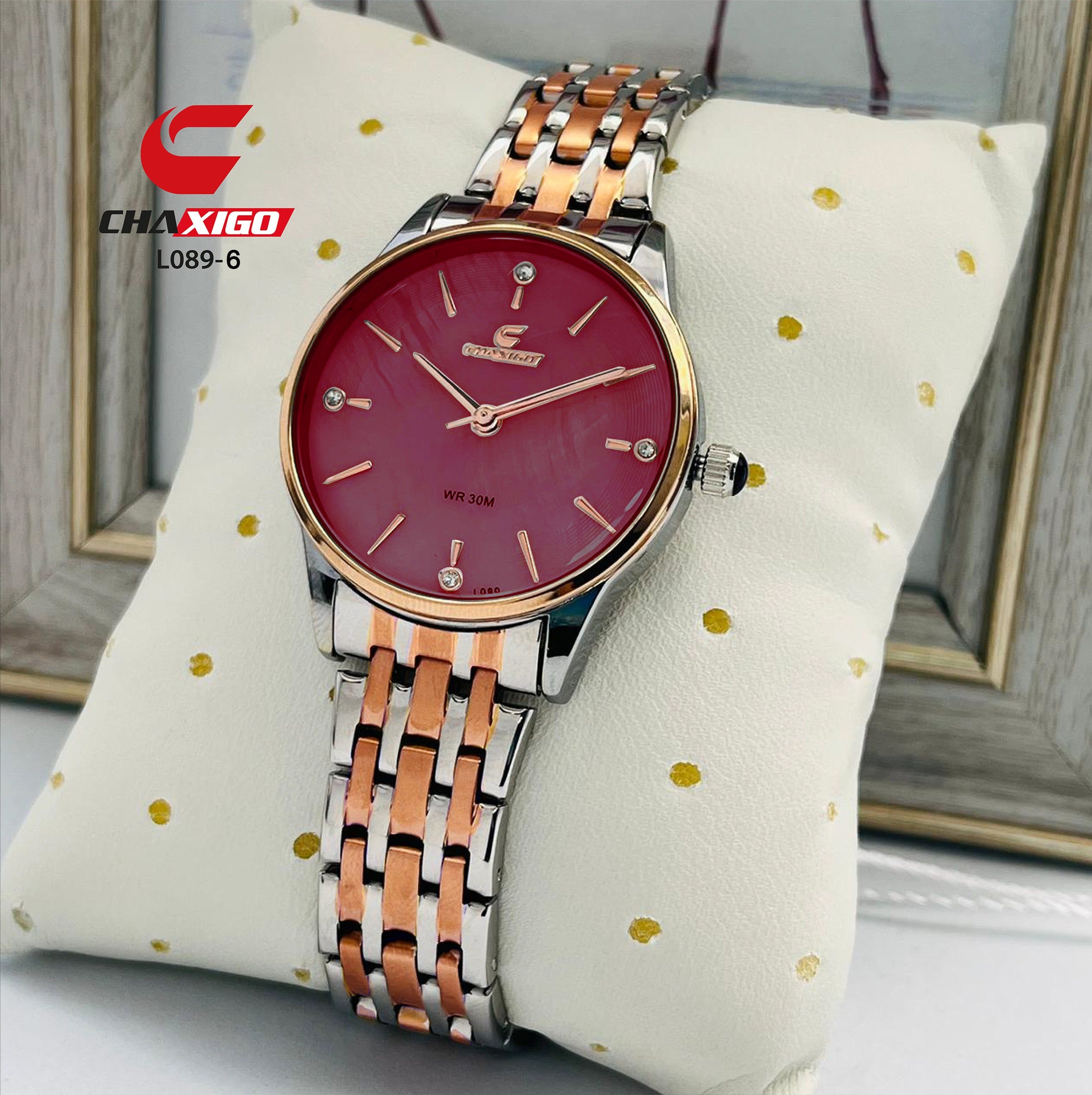 L089L RELOJ CHAXIGO TIPO JOYA METAL